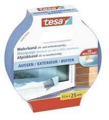 Tesa afplakband outdoor 25x25