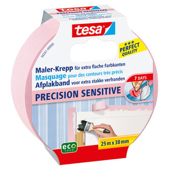 Tesa Precision Sensitive afplakband 25 m x 38 mm