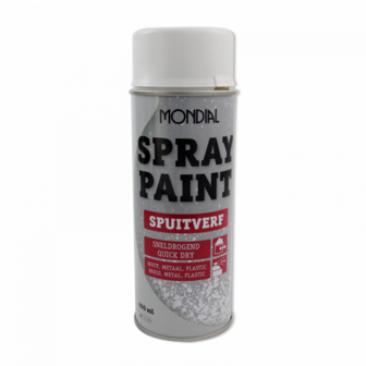 MONDIAL SPRAY PAINT RAL 9010 HOOGGLANS WIT 400ML