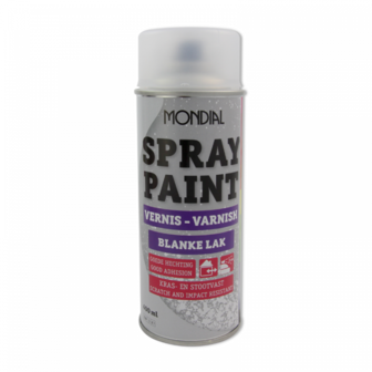 MONDIAL SPRAY PAINT BLANKE LAK HOOGGLANS 400ML