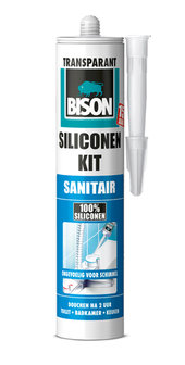 Bison siliconenkit sanitair transparant 310 ml