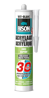 Bison acrylaatkit 30 Minuten 310 ml wit