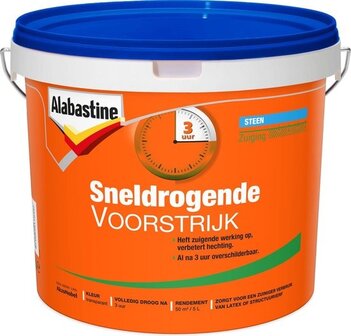 ALAB. VOORSTRIJK SNELDROGEND 5 LTR