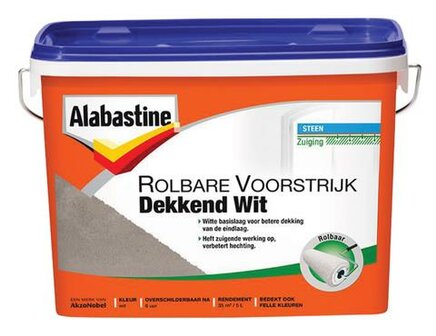 ALAB. ROLB. VOORSTR.DEKK.WIT 5 LTR