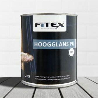 FITEX HOOGGLANSLAK PU WIT 1 LITER