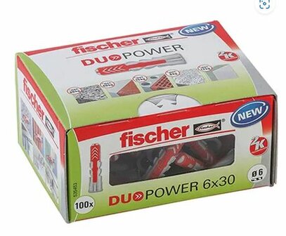 FISCHER DUO POWER 6x30 100 STUKS