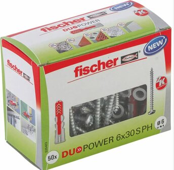 FISCHER DUO POWER 6x30 SPH 50 STUKS