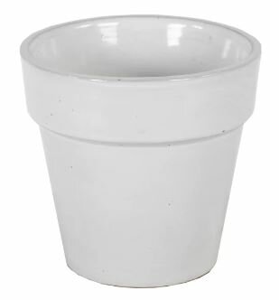 GRACE BASIC POT SHINY WHITE D15H15