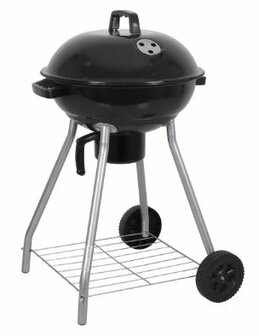 BBQ HOUTSKOOL KOGELBARBECUE MET ASOPVANGBAK  &Oslash; 45CM