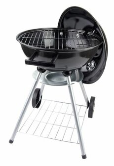 BBQ HOUTSKOOL BARBECUE BOLVORM ZWART DIA 48CM 