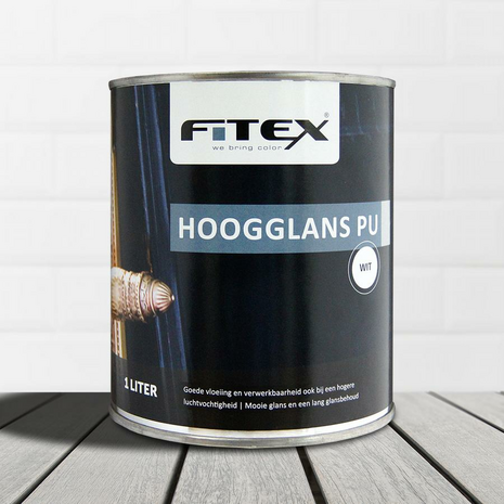 Fitex hoogglans lak PU TR 1 liter