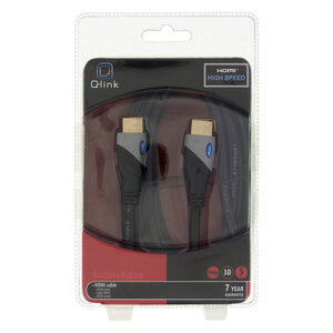 QL HDMI KABEL HIGH SPEED 5M ZWART