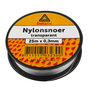 NYLON SNOER  25 M  0.50 TRANSP.