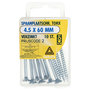 SPAANPLAATSCHR. TORX 4.5 60 MM  VERZ.