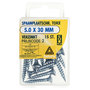 SPAANPLAATSCHR. TORX 5.0 30 MM  VERZ.